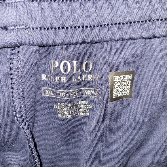 Ralph Lauren Polo Mens Interlock Track Sweatpants Navy Blue Size XXL New - Picture 4 of 6